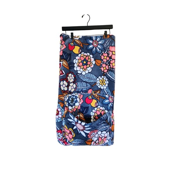 Vera Bradley Fleece Blanket With Colorful Tropical Go great for flying - Picture 1 of 4